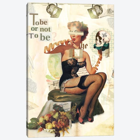 To Be Or Not To Be Canvas Print #MLA38} by Marcel Lisboa Canvas Art