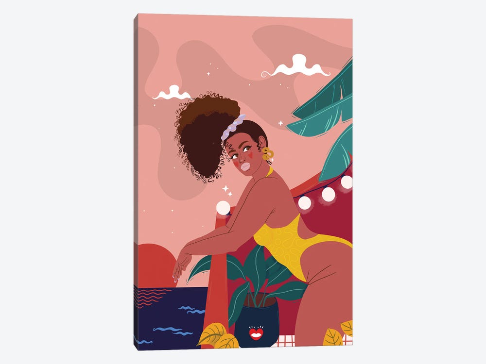 Swim Night by Mlle Belamour 1-piece Art Print