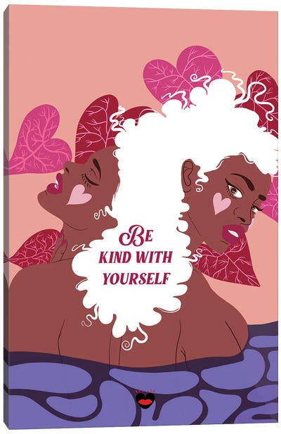 Be Kind Canvas Art Print - Mlle Belamour