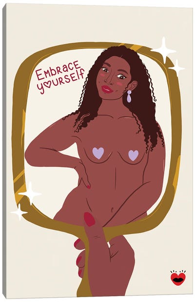 Embrace Yourself Canvas Art Print - Mlle Belamour