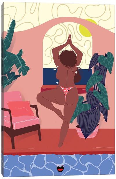 Yoga Canvas Art Print - Mlle Belamour