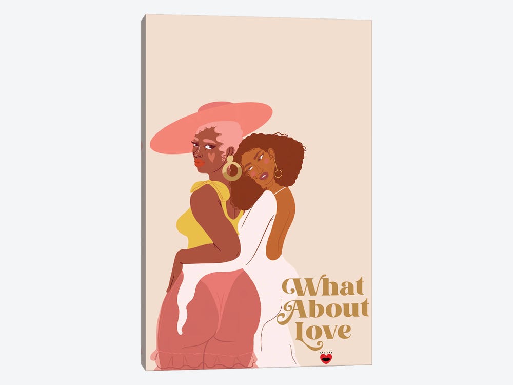 What About Love by Mlle Belamour 1-piece Canvas Art