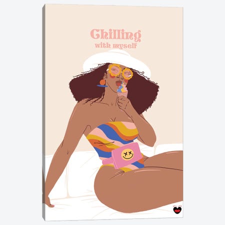 Chilling Canvas Print #MLB43} by Mlle Belamour Canvas Art