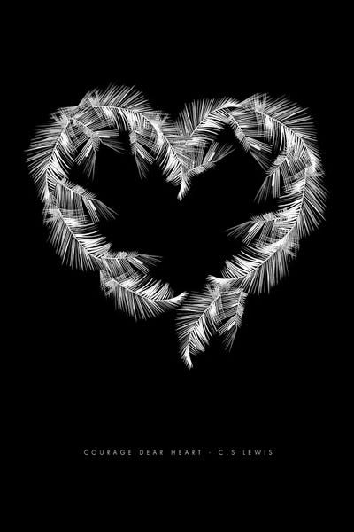 Black Palms by Mercedes Lopez Charro acrylic art print