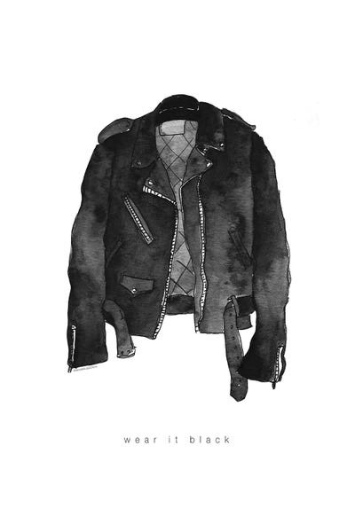 Leather Jacket by Mercedes Lopez Charro gallery poster
