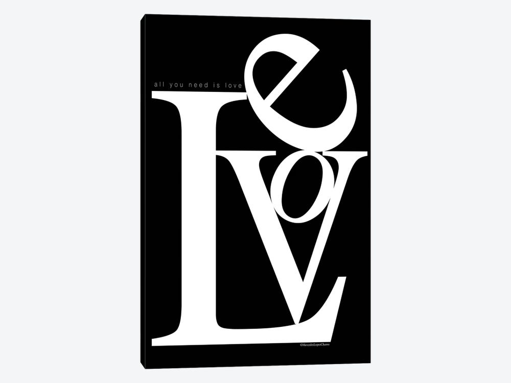 Love Stacked by Mercedes Lopez Charro 1-piece Art Print