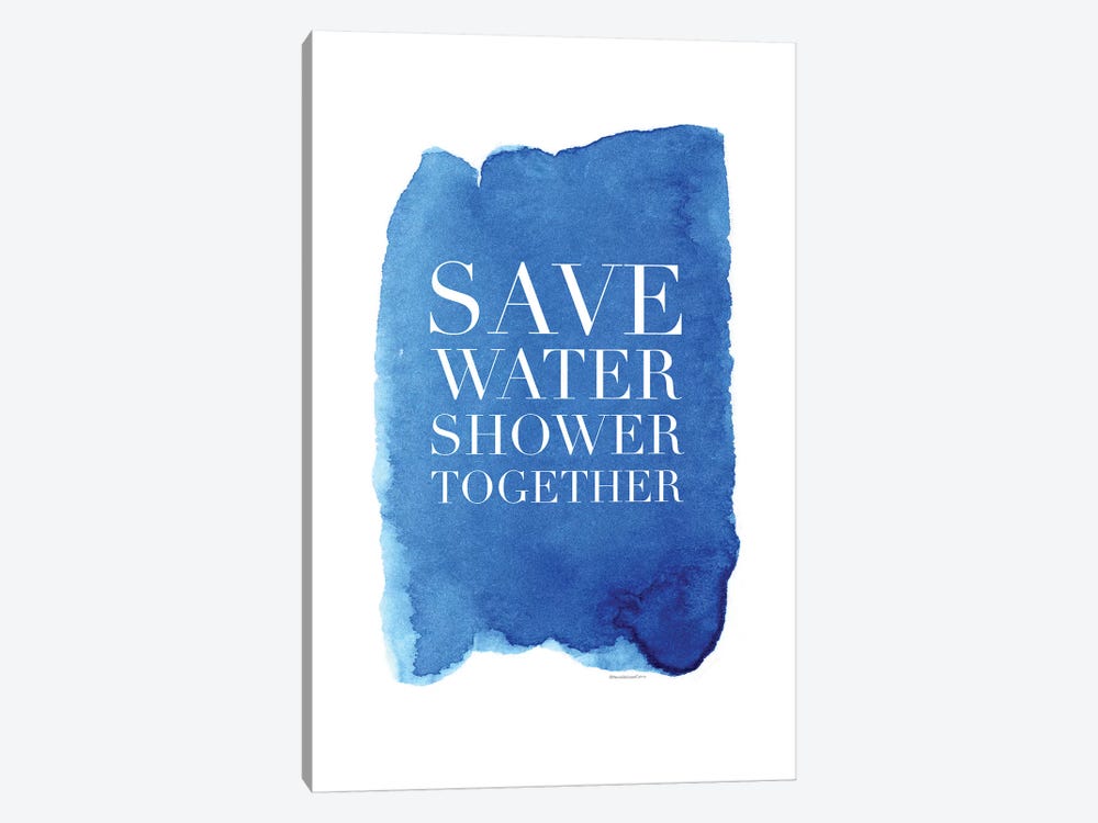 Shower Together by Mercedes Lopez Charro 1-piece Canvas Wall Art