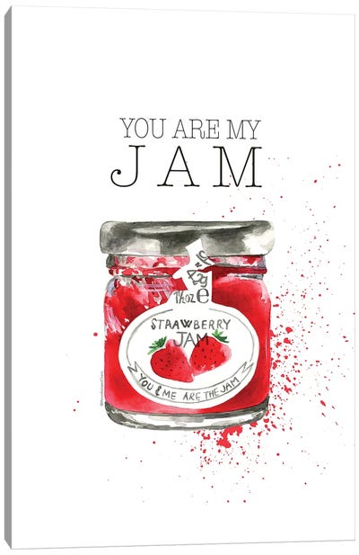You Are My Jam Canvas Art Print - Berry Art