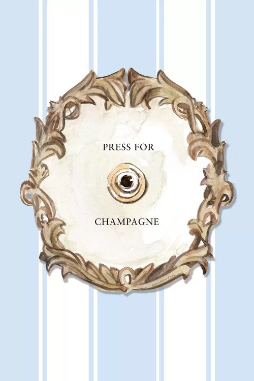 Press For Champagne (Blue)