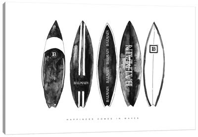 Balmain Surfboads Canvas Art Print - Surfing Art
