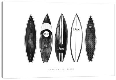 Dior Surfboards Canvas Art Print - Surfing Art
