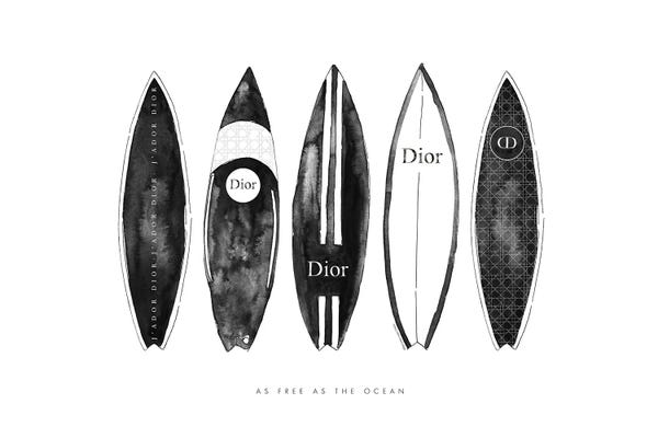Dior: Dior Surfboards by Mercedes Lopez Charro