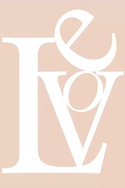 Love Stacked Nude by Mercedes Lopez Charro acrylic art print