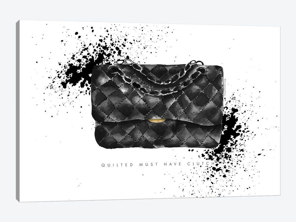 Quilted Clutch by Mercedes Lopez Charro 1-piece Canvas Art