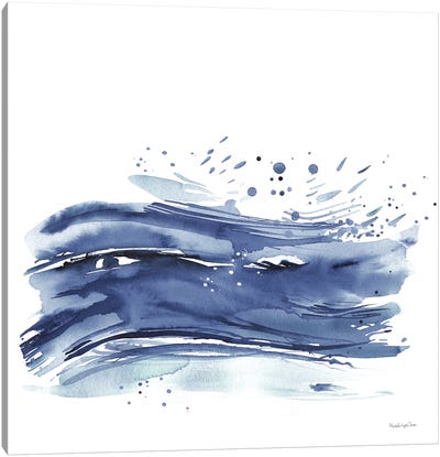 Coastal Splash II Canvas Art Print - Mercedes Lopez Charro