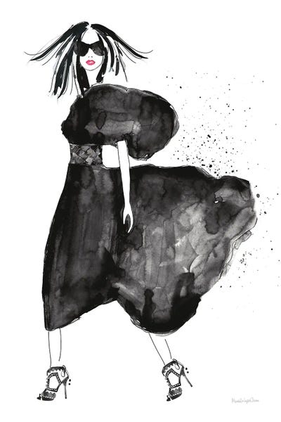 Uptown Fashion I by Mercedes Lopez Charro acrylic art print