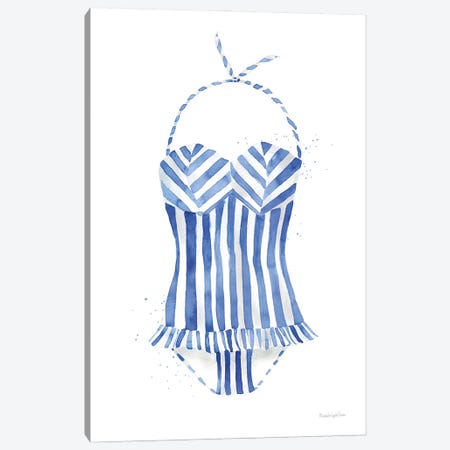 Vintage Swimwear I Canvas Print #MLC188} by Mercedes Lopez Charro Art Print