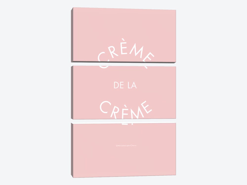Creme De La Creme by Mercedes Lopez Charro 3-piece Canvas Art
