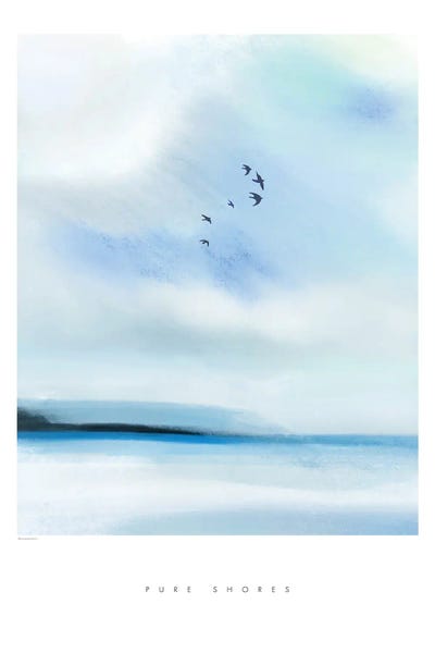 Pure Shores by Mercedes Lopez Charro acrylic art print