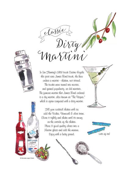 Martini: Dirty Martini by Mercedes Lopez Charro
