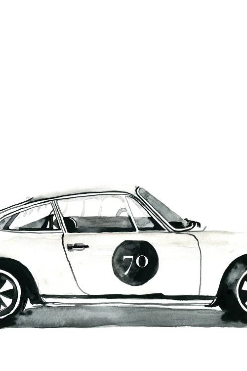 Porsche 70 by Mercedes Lopez Charro wall art