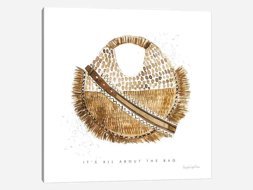 Beach Glam III by Mercedes Lopez Charro 1-piece Art Print