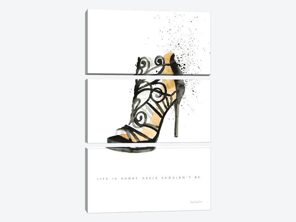 Stiletto Style II by Mercedes Lopez Charro 3-piece Art Print