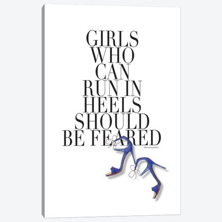 Girls Who Can Run Canvas Print #MLC26} by Mercedes Lopez Charro Canvas Artwork