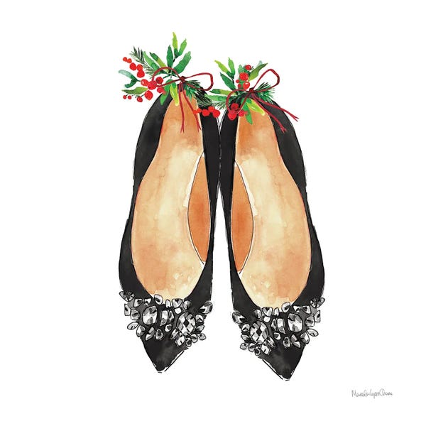 Seasonal Glam: Christmas Shoes I by Mercedes Lopez Charro