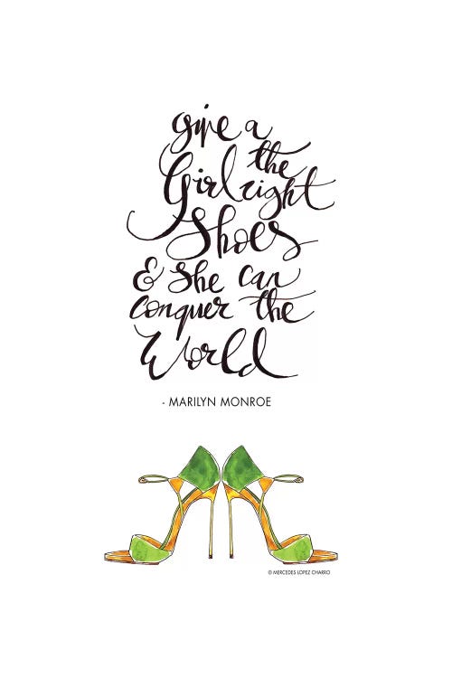 Give A Girl by Mercedes Lopez Charro wall art