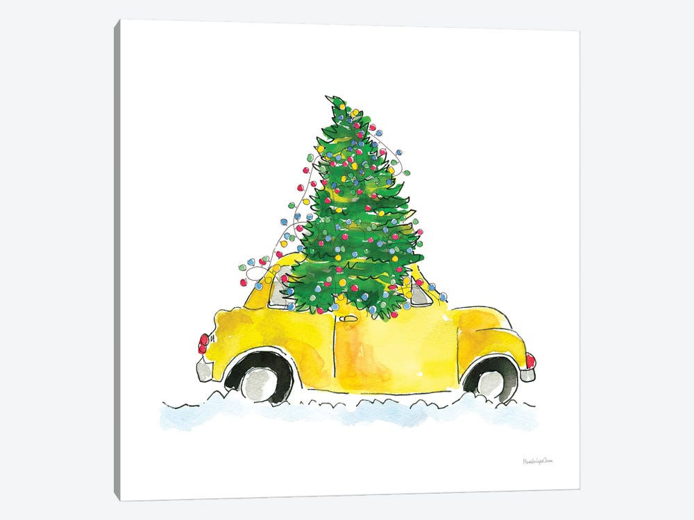 Holiday Taxi 1-piece Art Print