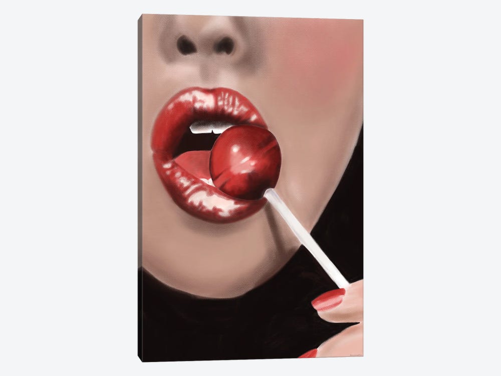I Licked It So It's Mine by Mercedes Lopez Charro 1-piece Art Print