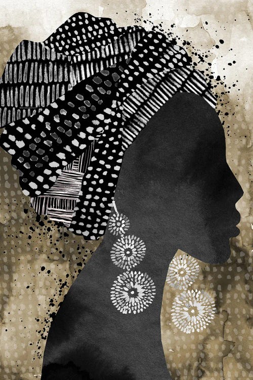 African Woman Headscarf