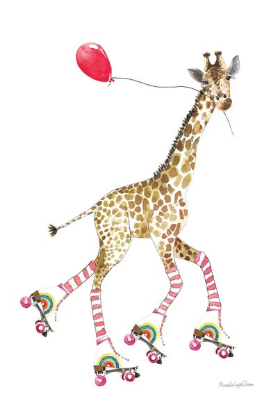 Balloons: Giraffe Joy Ride II by Mercedes Lopez Charro
