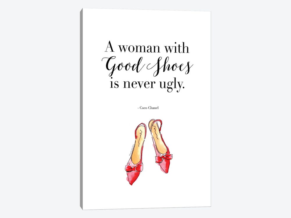 A Woman With Good Shoes by Mercedes Lopez Charro 1-piece Art Print
