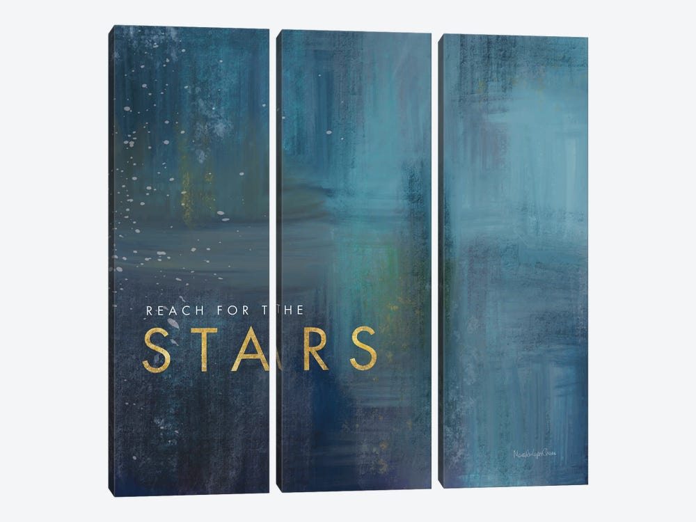 Reach For The Stars by Mercedes Lopez Charro 3-piece Canvas Print