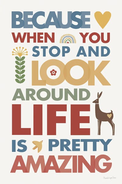 Rainbows: Life Is Amazing by Mercedes Lopez Charro