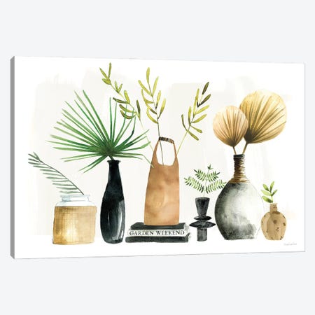 Weekend Plants I Canvas Print #MLC333} by Mercedes Lopez Charro Canvas Art