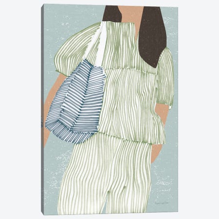 Striped II Canvas Print #MLC340} by Mercedes Lopez Charro Art Print