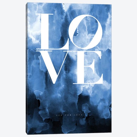 All For Love Blue Canvas Print #MLC3} by Mercedes Lopez Charro Canvas Print