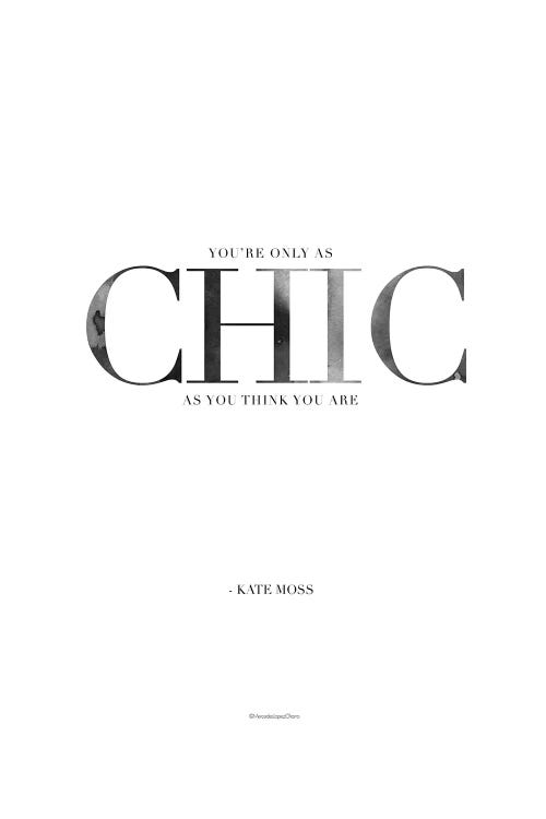 Only As Chic by Mercedes Lopez Charro wall art