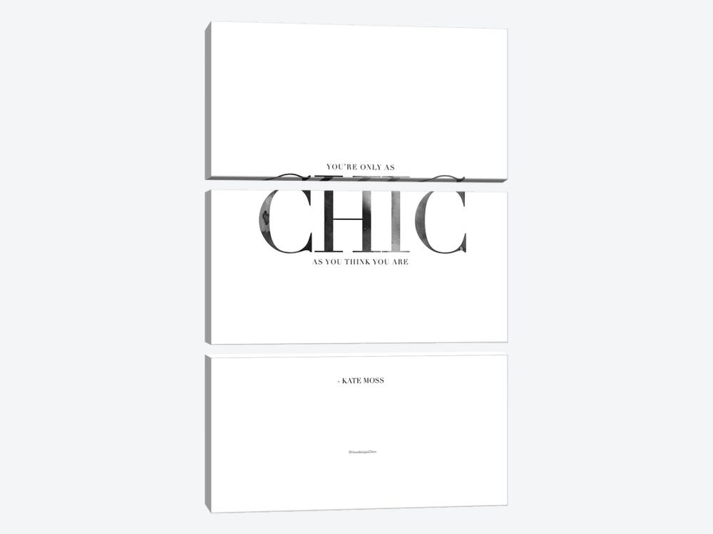 Only As Chic by Mercedes Lopez Charro 3-piece Art Print