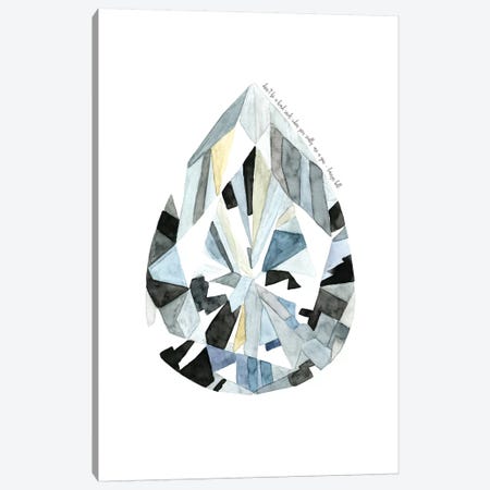 Pear Diamond Canvas Print #MLC49} by Mercedes Lopez Charro Canvas Art Print