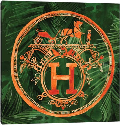 Square Hermes Jungle Canvas Art Print - Hermès