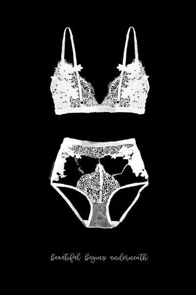 Fashion Illustrations: Underwear Invert by Mercedes Lopez Charro