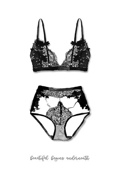 Lingerie: Underwear White by Mercedes Lopez Charro