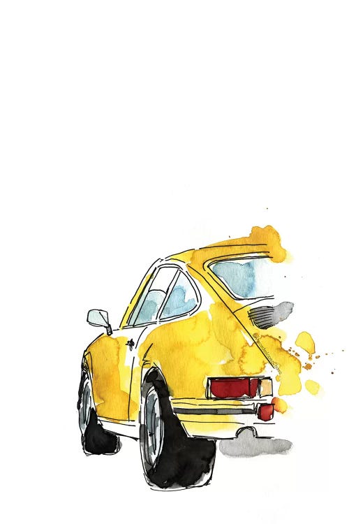 Yellow Porsche