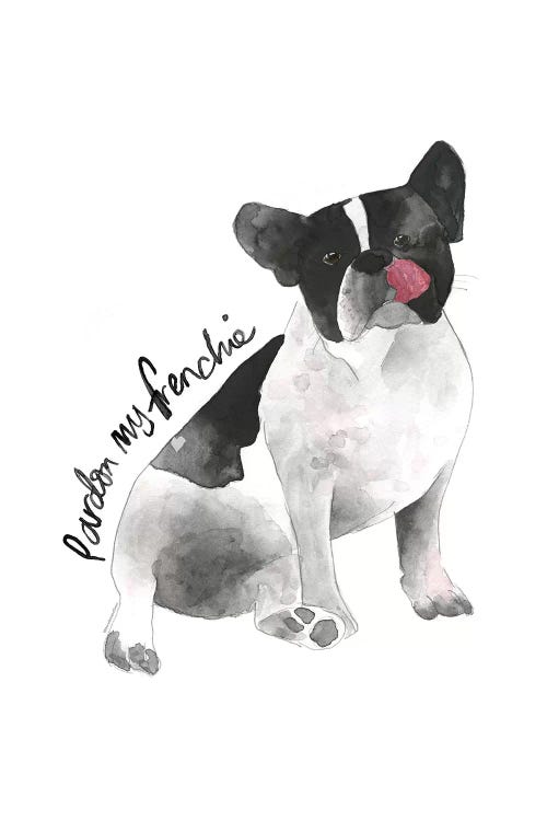 Frenchie Dog by Mercedes Lopez Charro wall art