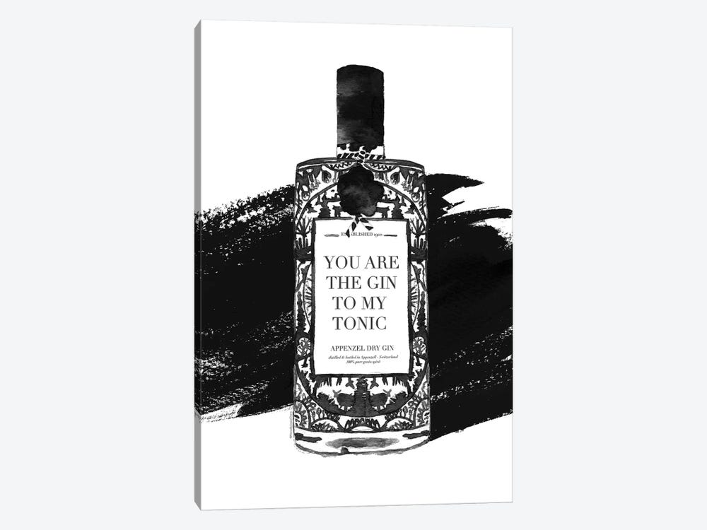 Gin To My Tonic 1-piece Canvas Artwork