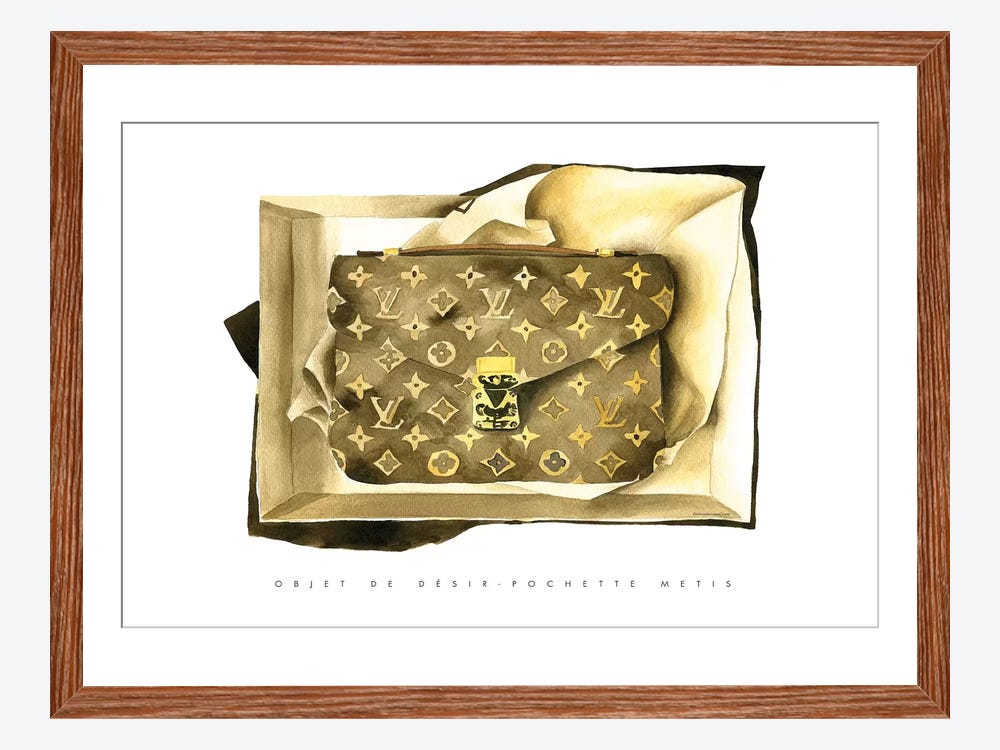 iCanvas Louis Vuitton Champagne by Mercedes Lopez Charro Canvas - On Sale  - Bed Bath & Beyond - 28171696